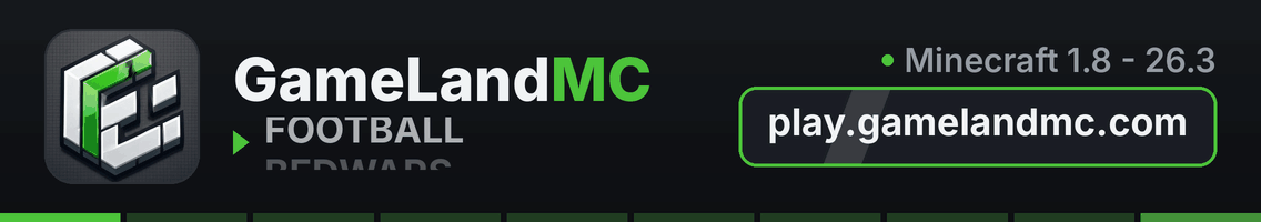 GameLandMC banner